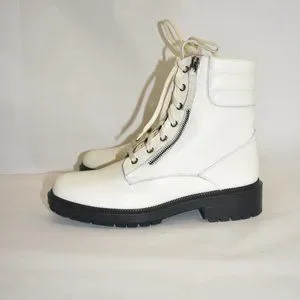 Aquatalia Shoes Aquatalia Laila Water Resistant Zip Bootie Off White Leather 9 P8 Poshmark